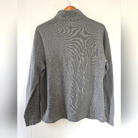 Polo‎ Ralph Lauren Quarter Zip Pullover Gray size Medium Casual Business Casual - Picture 5 of 6